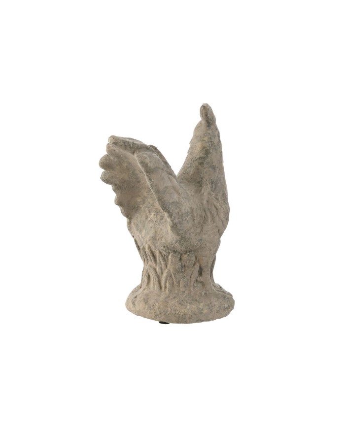 Statua Decorativa Home ESPRIT Grigio Gallina Finitura invecchiata 17 x 12 x 22 cm
