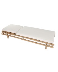 Lettino Home ESPRIT Marrone 201 x 70 x 41 cm Lettino Home ESPRIT Marrone 201 x 70 x 41 cm