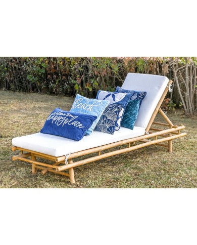 Lettino Home ESPRIT Marrone 201 x 70 x 41 cm Lettino Home ESPRIT Marrone 201 x 70 x 41 cm