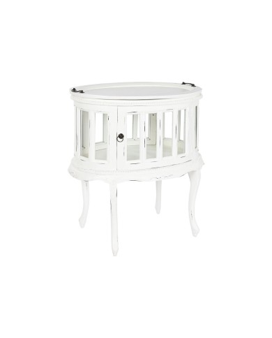 Carrello da Portata Home ESPRIT Bianco Legno 75 x 50 x 78 cm