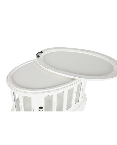 Carrello da Portata Home ESPRIT Bianco Legno 75 x 50 x 78 cm