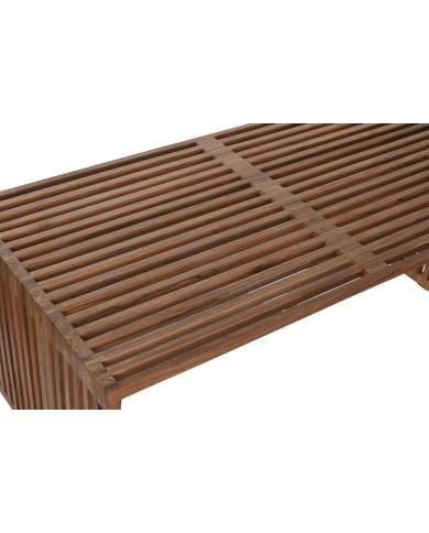 Set di 2 tavoli Home ESPRIT Naturale teak 116 x 60 x 46 cm