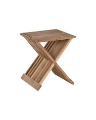 Tavolo aggiuntivo Home ESPRIT Naturale Teca 40 x 35 x 45 cm