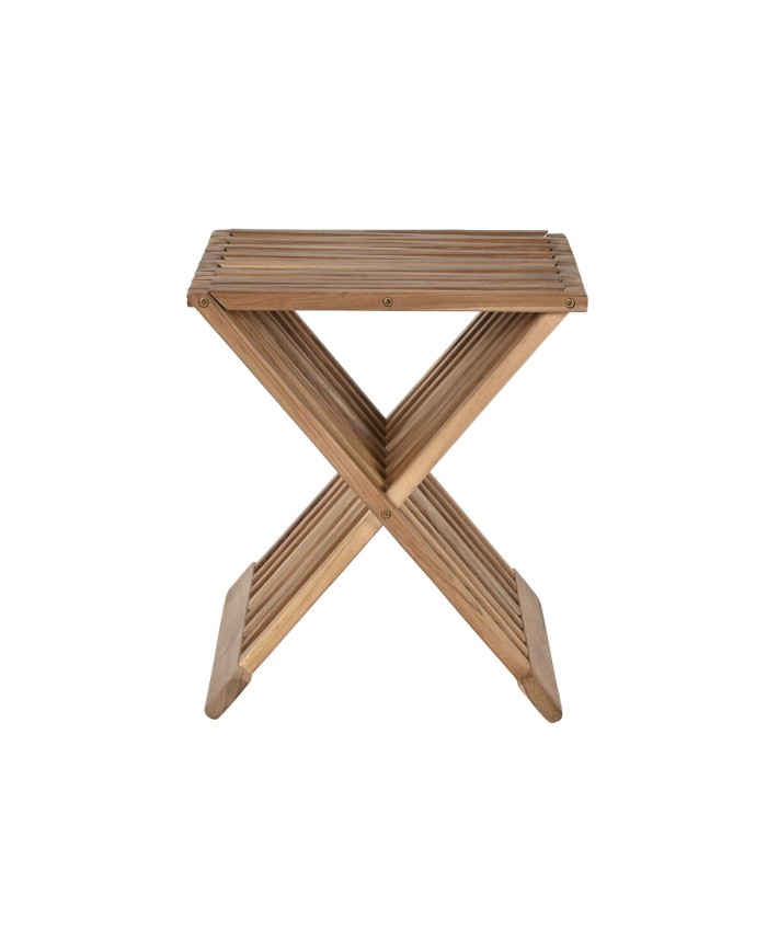 Tavolo aggiuntivo Home ESPRIT Naturale Teca 40 x 35 x 45 cm