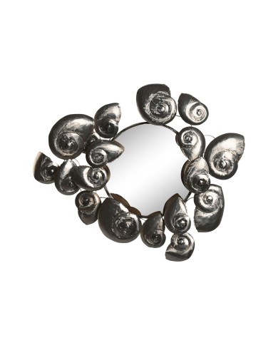 Specchio da parete Home ESPRIT Argentato 95 x 10 x 80 cm 90 x 10 x 80 cm