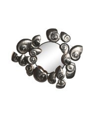 Specchio da parete Home ESPRIT Bianco Abete Specchio Neoclassico Finestra 150 x 3,5 x 186 cm