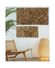 Decorazione da Parete Home ESPRIT Naturale Mediterraneo 120 x 10 x 60 cm