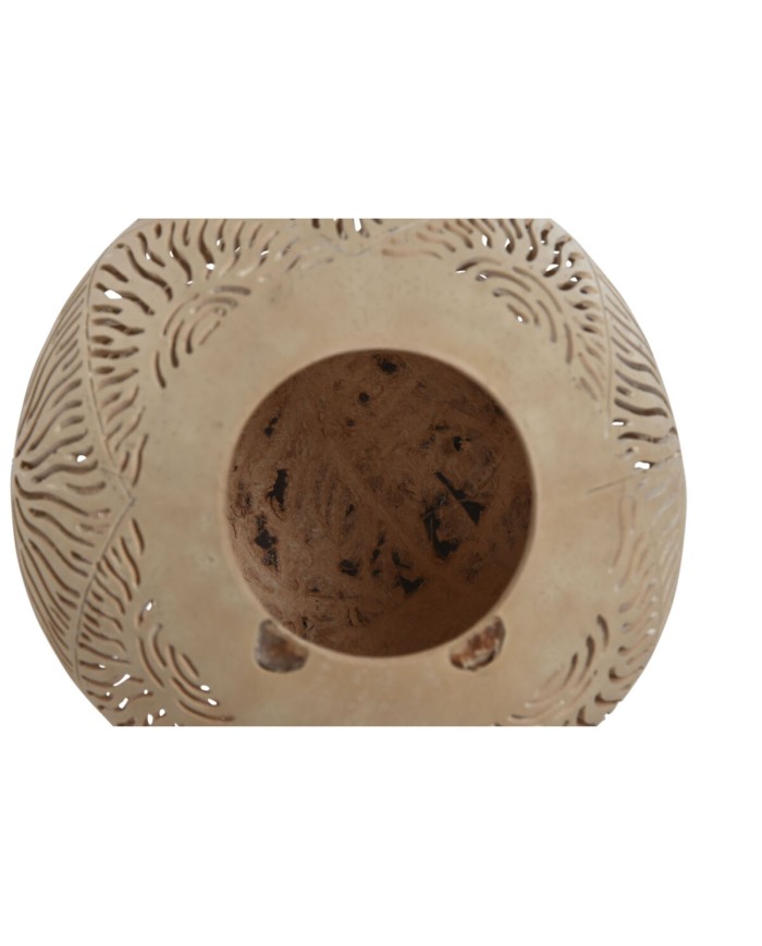 Portacandele Home ESPRIT Fibra di cocco 15 x 15 x 13 cm (2 Unità) Portacandele Home ESPRIT Fibra di cocco 15 x 15 x 13 cm (2 Unità)