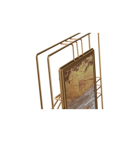 Cornice Portafoto Home ESPRIT Dorato Metallo Cristallo 18,5 x 2,5 x 23,5 cm (12 Unità) Cornice Portafoto Home ESPRIT Dorato Metallo Cristallo 18,5 x 2,5 x 23,5 cm (12 Unità)
