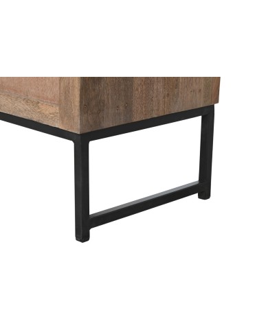 Armadio Home ESPRIT Marrone Nero Argentato 90 x 38 x 170 cm Armadio Home ESPRIT Marrone Nero Argentato 90 x 38 x 170 cm