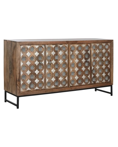 Credenza Home ESPRIT Marrone Nero Argentato 150 x 38 x 80 cm Credenza Home ESPRIT Marrone Nero Argentato 150 x 38 x 80 cm