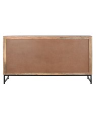 Credenza Home ESPRIT Marrone Nero Argentato 150 x 38 x 80 cm