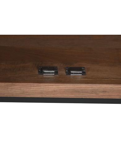 Credenza Home ESPRIT Marrone Nero Argentato 150 x 38 x 80 cm Credenza Home ESPRIT Marrone Nero Argentato 150 x 38 x 80 cm