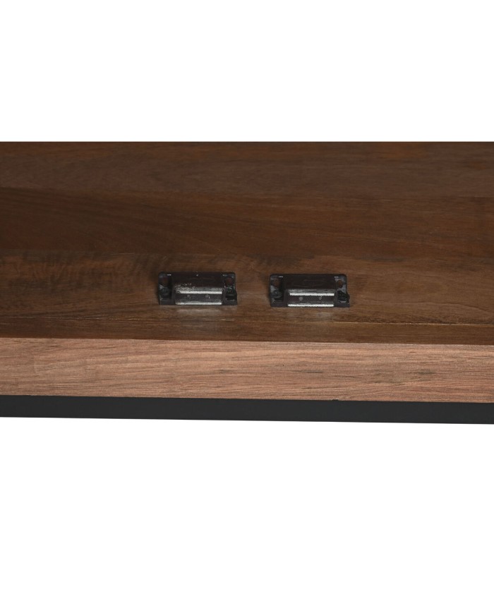 Credenza Home ESPRIT Marrone Nero Argentato 150 x 38 x 80 cm