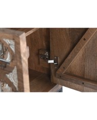 Credenza Home ESPRIT Marrone Nero Argentato 150 x 38 x 80 cm