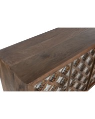 Credenza Home ESPRIT Marrone Nero Argentato 150 x 38 x 80 cm