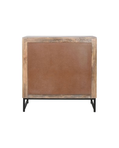 Credenza Home ESPRIT Marrone Nero Argentato 80 x 38 x 80 cm Credenza Home ESPRIT Marrone Nero Argentato 80 x 38 x 80 cm