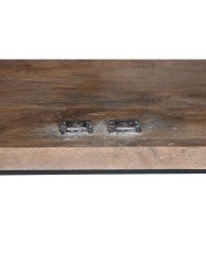 Credenza Home ESPRIT Marrone Nero Argentato 80 x 38 x 80 cm