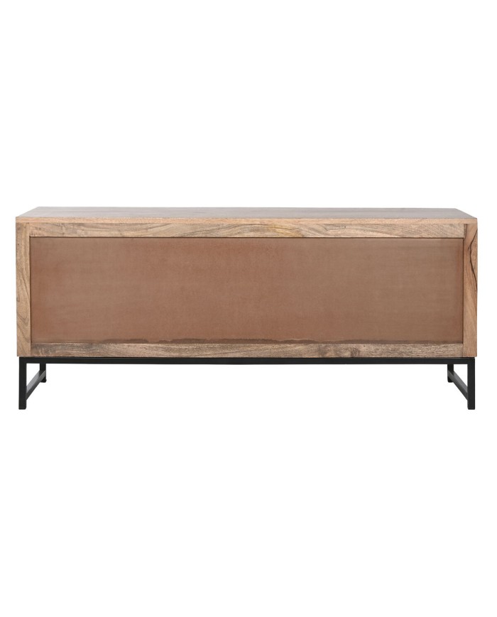 Mobile TV Home ESPRIT Marrone Nero Argentato Legno di mango Specchio 130 x 40 x 55,5 cm Mobile TV Home ESPRIT Marrone Nero Argentato Legno di mango Specchio 130 x 40 x 55,5 cm
