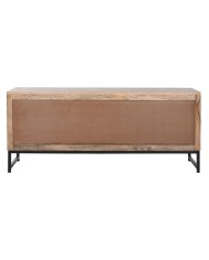 Mobile TV Home ESPRIT Marrone Nero Argentato Legno di mango Specchio 130 x 40 x 55,5 cm Mobile TV Home ESPRIT Marrone Nero Argentato Legno di mango Specchio 130 x 40 x 55,5 cm