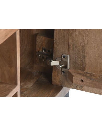 Mobile TV Home ESPRIT Marrone Nero Argentato Legno di mango Specchio 130 x 40 x 55,5 cm Mobile TV Home ESPRIT Marrone Nero Argentato Legno di mango Specchio 130 x 40 x 55,5 cm