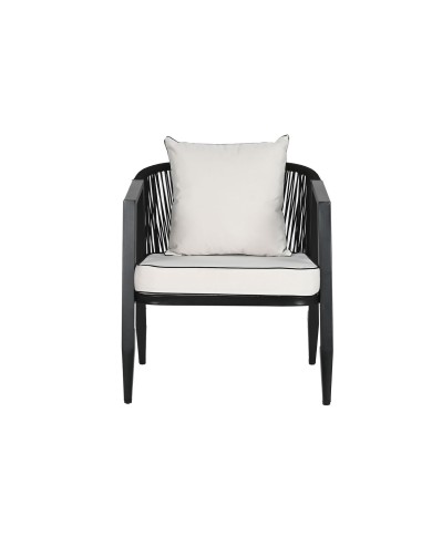Mobili da giardino Home ESPRIT Bianco Nero 123 x 66 x 72 cm 123 x 66 x 74 cm (4 Pezzi) Mobili da giardino Home ESPRIT Bianco Nero 123 x 66 x 72 cm 123 x 66 x 74 cm (4 Pezzi)