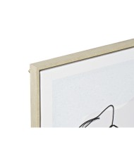 Quadro DKD Home Decor Viso Scandinavo 45 x 2,5 x 60 cm (4 Unità)