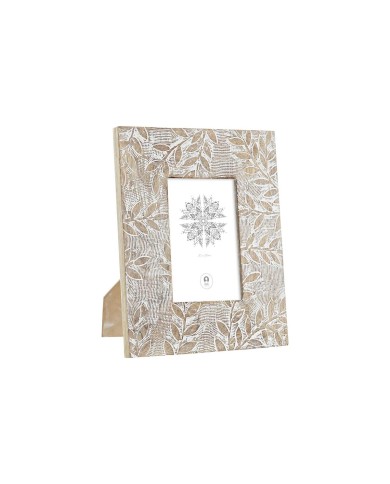 Cornice Portafoto DKD Home Decor Bianco Naturale Cristallo Legno di mango Indiano 20 x 1,3 x 25 cm Cornice Portafoto DKD Home Decor Bianco Naturale Cristallo Legno di mango Indiano 20 x 1,3 x 25 cm