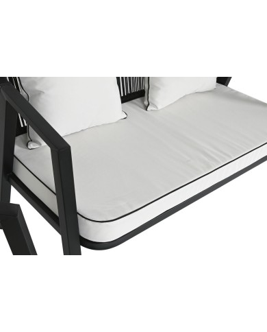 Mobili da giardino Home ESPRIT Bianco Nero 123 x 66 x 72 cm 123 x 66 x 74 cm (4 Pezzi) Mobili da giardino Home ESPRIT Bianco Nero 123 x 66 x 72 cm 123 x 66 x 74 cm (4 Pezzi)