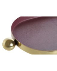 Centrotavola DKD Home Decor Arancio Dorato Città 35 x 13 x 3 cm (2 Unità)