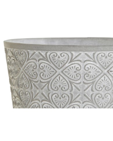Vaso DKD Home Decor Grigio Cemento 17 x 17 x 14,5 cm (3 Unità) Vaso DKD Home Decor Grigio Cemento 17 x 17 x 14,5 cm (3 Unità)