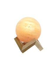 Lampada da tavolo DKD Home Decor Marrone Rosa Esci Acacia 15 W 220 V 15 x 15 x 20 cm