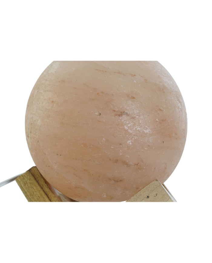 Lampada da tavolo DKD Home Decor Marrone Rosa Esci Acacia 15 W 220 V 15 x 15 x 20 cm