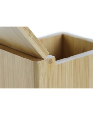 Portasale con Coperchio DKD Home Decor Naturale Bambù 10 x 13 x 10 cm Portasale con Coperchio DKD Home Decor Naturale Bambù 10 x 13 x 10 cm