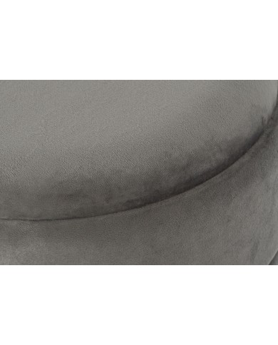 Poggiapiedi DKD Home Decor Dorato Grigio scuro Poliestere Metallo 38 x 38 x 41 cm Poggiapiedi DKD Home Decor Dorato Grigio scuro Poliestere Metallo 38 x 38 x 41 cm