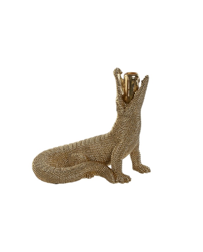 Statua Decorativa Home ESPRIT Dorato Coccodrillo 26,5 x 18 x 23,5 cm Statua Decorativa Home ESPRIT Dorato Coccodrillo 26,5 x 18 x 23,5 cm