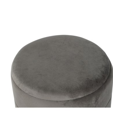 Poggiapiedi DKD Home Decor Dorato Grigio scuro Poliestere Metallo 38 x 38 x 41 cm Poggiapiedi DKD Home Decor Dorato Grigio scuro Poliestere Metallo 38 x 38 x 41 cm