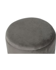 Poggiapiedi DKD Home Decor Dorato Grigio scuro Poliestere Metallo 38 x 38 x 41 cm Poggiapiedi DKD Home Decor Dorato Grigio scuro Poliestere Metallo 38 x 38 x 41 cm