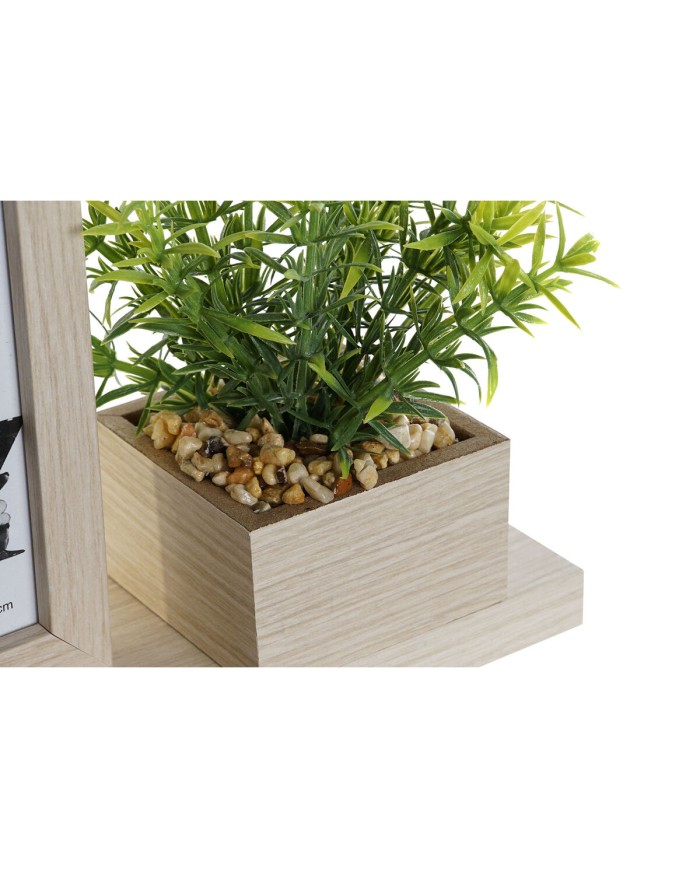 Cornice Portafoto Home ESPRIT Naturale Legno MDF Scandinavo 25 x 7 x 19 cm
