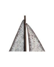 Statua Decorativa Home ESPRIT Bianco Naturale Barca a vela Finitura invecchiata 35,3 x 8 x 46,5 cm Statua Decorativa Home ESPRIT Bianco Naturale Barca a vela Finitura invecchiata 35,3 x 8 x 46,5 cm