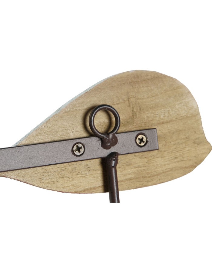 Appendiabiti da parete Home ESPRIT Bianco Blu cielo Metallo Legno di paulownia Balena 45 x 10 x 17,5 cm (2 Unità) Appendiabiti da parete Home ESPRIT Bianco Blu cielo Metallo Legno di paulownia Balena 45 x 10 x 17,5 cm (2 Unità)