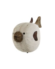 Statua Decorativa Home ESPRIT Bianco Naturale Pesce 24 x 10 x 33 cm Statua Decorativa Home ESPRIT Bianco Naturale Pesce 24 x 10 x 33 cm