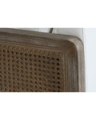 Poltrona Home ESPRIT Bianco Naturale 93 x 86 x 88 cm