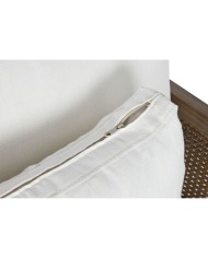 Poltrona Home ESPRIT Bianco Naturale 93 x 86 x 88 cm