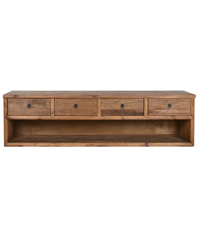 Mobile TV Home ESPRIT Marrone Pino Legno Riciclato 200 x 45 x 55 cm Mobile TV Home ESPRIT Marrone Pino Legno Riciclato 200 x 45 x 55 cm