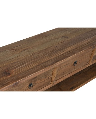 Mobile TV Home ESPRIT Marrone Pino Legno Riciclato 200 x 45 x 55 cm Mobile TV Home ESPRIT Marrone Pino Legno Riciclato 200 x 45 x 55 cm