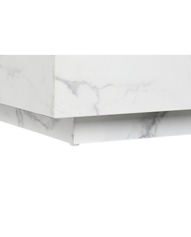 Tavolino da Caffè Home ESPRIT Bianco Legno MDF 90 x 90 x 35 cm