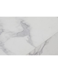 Tavolino da Caffè Home ESPRIT Bianco Legno MDF 90 x 90 x 35 cm Tavolino da Caffè Home ESPRIT Bianco Legno MDF 90 x 90 x 35 cm