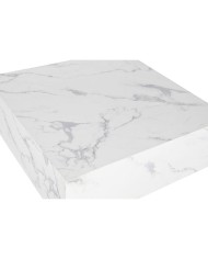 Tavolino da Caffè Home ESPRIT Bianco Legno MDF 90 x 90 x 35 cm Tavolino da Caffè Home ESPRIT Bianco Legno MDF 90 x 90 x 35 cm