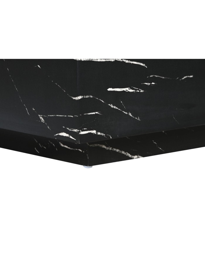 Tavolino da Caffè Home ESPRIT Nero Legno MDF 90 x 90 x 35 cm